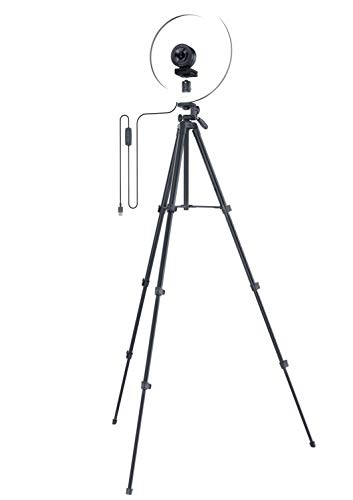 Razer Ring Light 12" Streaming and Selfie Light: Customizable Light Spectrum - Adjustable Brightness - Includes Tripod, Phone and Webcam Mount - Designed for Streaming and Twitch - Compatible w/Kiyo