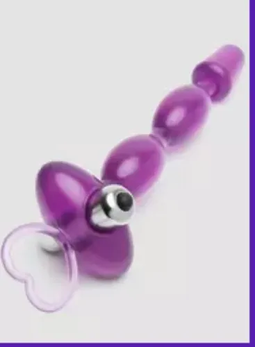 BASICS Vibrating Anal Beads 6.5 Inch