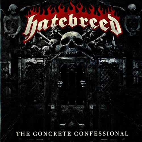 The Concrete Confessional - Clear Red Splatter (Vinyl)