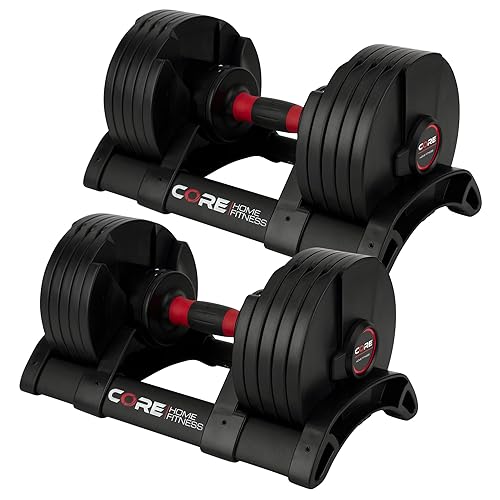Core Fitness® Adjustable Dumbbell Weight Set