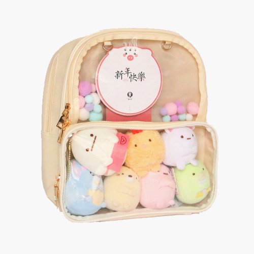 Ita Bag Backpack Clear Transparent Women Diy Bag Ladies Transparent Backpack Teenage Girls Lovely Lolita bag Itabag 7 colors - AliExpress 