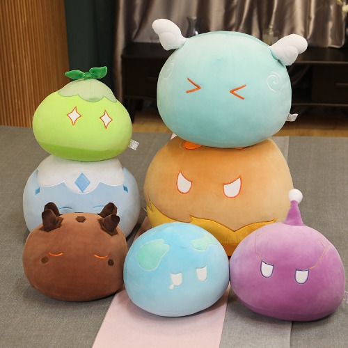 10cm Low Price Hot Game Genshin Impact Slime Pendent Cute Plush Dolls Throw Handful Toys Cartoon Birthday Xmas Gift - AliExpress 