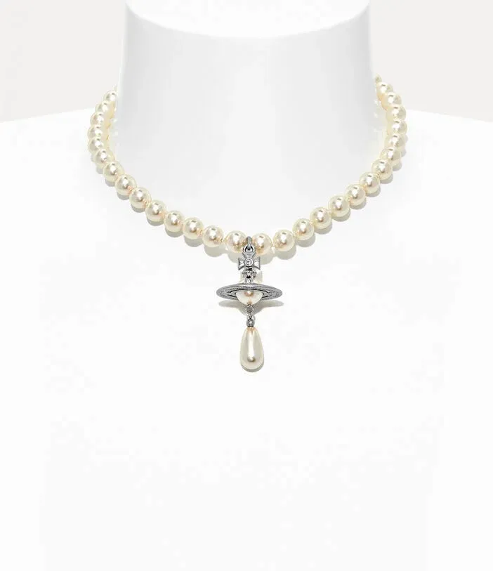 One raw pearl drop chocker - Vivienne Westwood