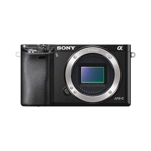 Sony Alpha a6000 Mirrorless Digital Camera 24.3 MP SLR Camera with 3.0-Inch LCD - Body Only (Black) - Black - Base - Base