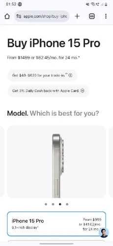 iPhone 15 Pro