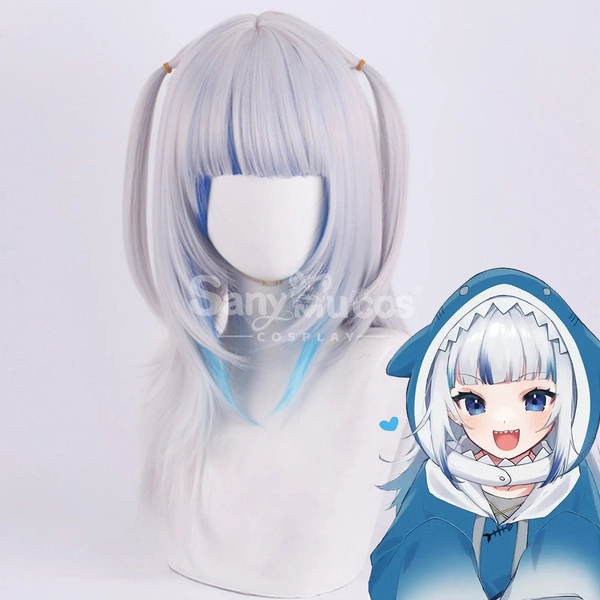 VTuber Cosplay Gawr Gura Cosplay Wig