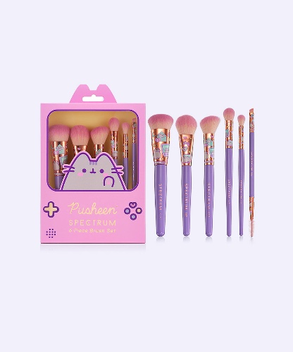 Gaming Pusheen 6-Piece Makeup Brush Set | Default Title