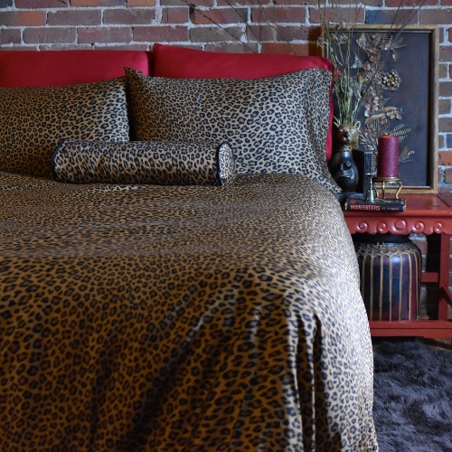 Wild Side Leopard Print Comforter | King