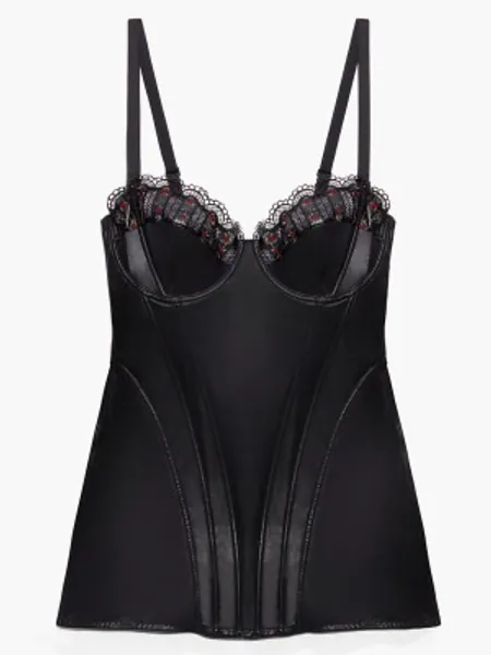 Renaissance Rose Corset Dress in Black | SAVAGE X FENTY