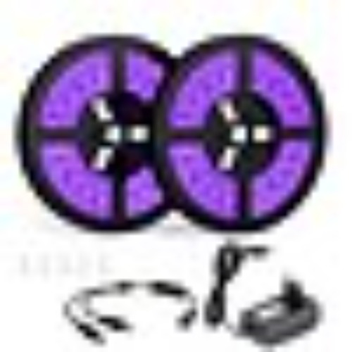 LED Strip Light 2X5M 32.8ft LED UV Black Light Strip Kit 600 Units UV Lamp Beads 12V Flexible Blacklight Fixtures 10m LED Ribbon Waterproof for Indoor