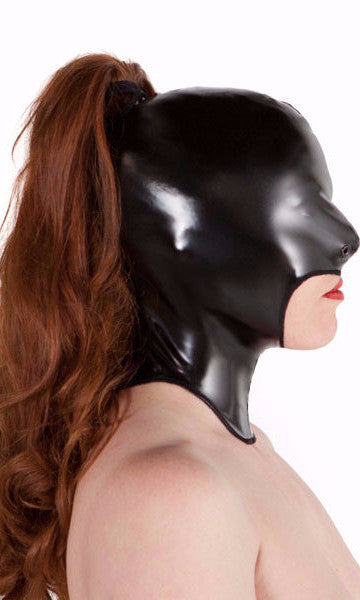 Premium PVC Kissing Hood | Pull Over / Add Ponytail Opening