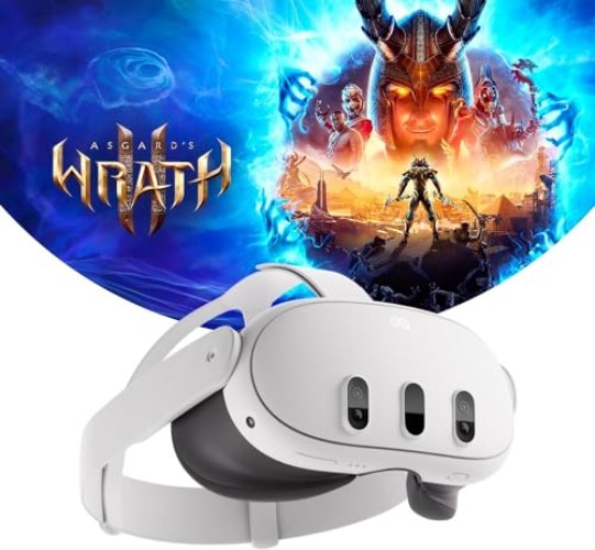 Meta Quest 3 512GB — Breakthrough Mixed Reality — Powerful Performance — Asgard’s Wrath 2 and Meta Quest+ Bundle - 512 GB Headset