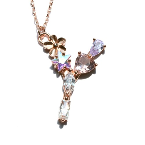 Initial - Y - Rose Gold