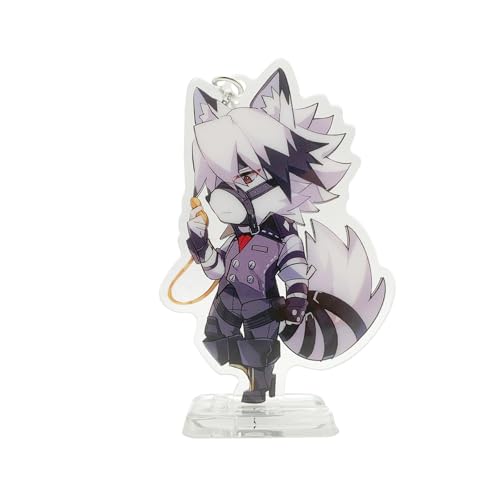 YJacuing Zenless Zone Zero Chibi Cute Acrylic Stand Figure Keychain - Von Lycaon