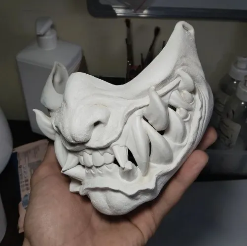 Unpainted monster mask
