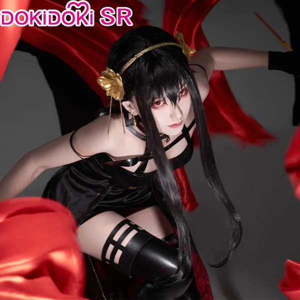 【XL Ready For Ship】【Size S-2XL】DokiDoki-SR Anime Cosplay Cosplay Halloween Costume Black
