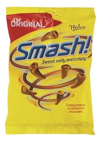 12 Bags x 100g of Nidar Smash - Original - Norwegian - Snacks - Milk Chocolate - Candies - Sweets