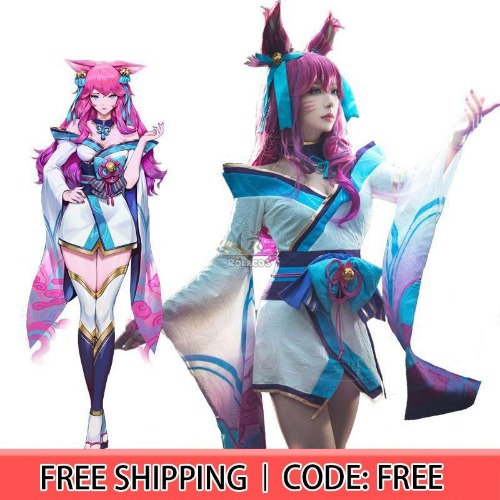 Buy LOL Spirit Blossom Ahri Cosplay Costume For Sale - RoleCosplay.com
