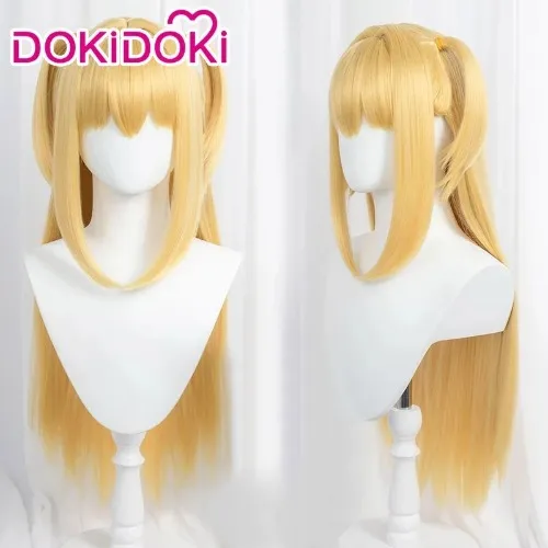 【Ready For Ship】DokiDoki Anime Death Note Cosplay Wig Misa Amane Women Golden Long Hair Halloween | Misa