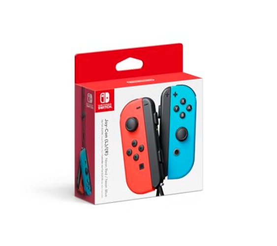 Nintendo Joy-Con (L/R) - Neon Red/Neon Blue - Neon Red and Blue