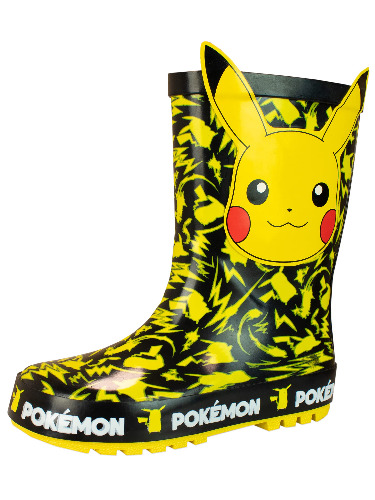Pokemon Botas Impermeables para Niños Pikachu