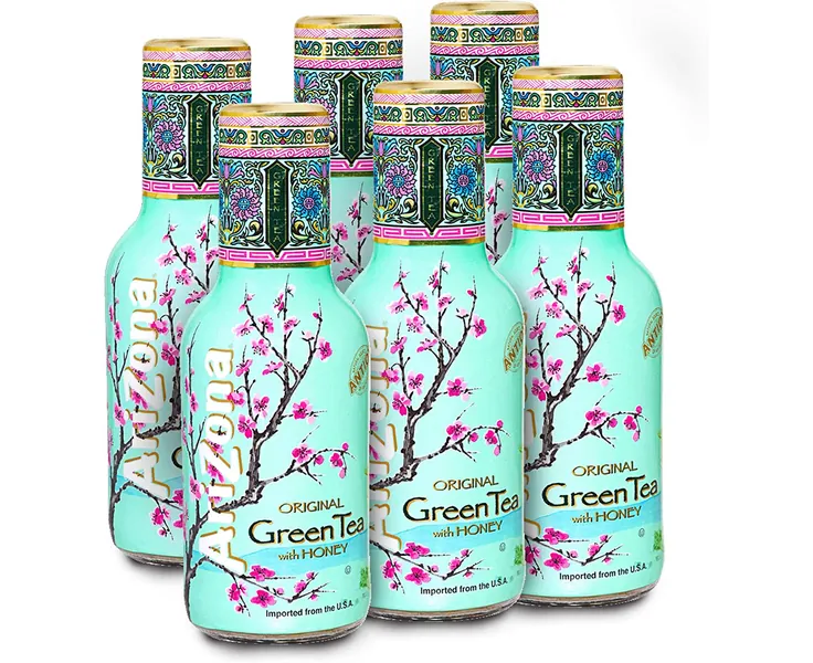 Arizona Iced Tea Green Tea with Honey 500ml x 6