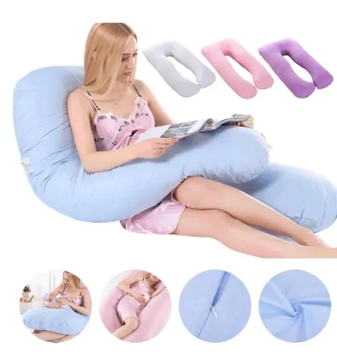 Full Body Pillow | light pink \ sky blue