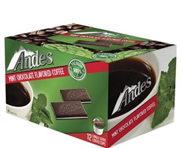 Andes Mint Chocolate Flavored Coffee Cups, 12 Count - Chocolate - 12 Count (Pack of 1)