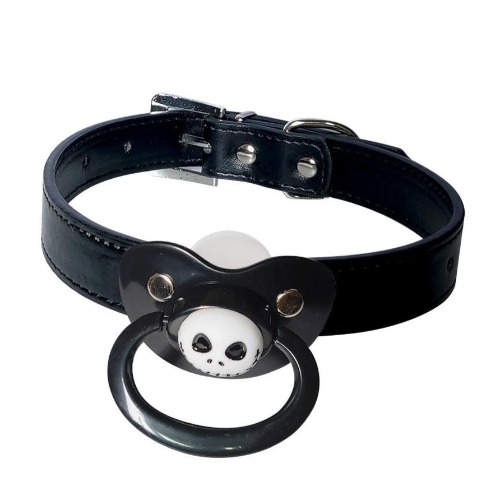 Black Pacifier Gag - Jack Skellington on Black