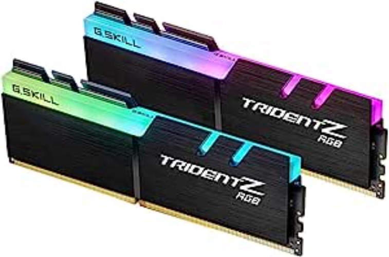 G.Skill Trident Z RGB Series 16GB (2 x 8GB) 288-Pin SDRAM PC4-28800 DDR4 3600 CL18-22-22-42 1.35V Dual Channel Desktop Memory Model F4-3600C18D-16GTZR