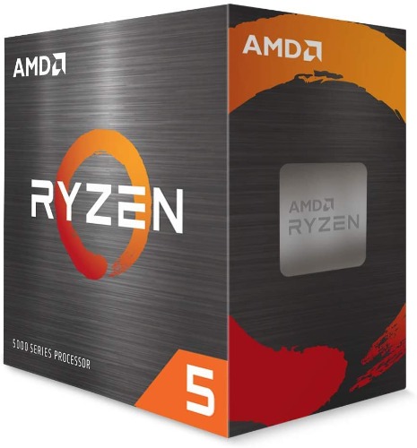 AMD Ryzen 5 5600X 6-core, 12-Thread Unlocked Desktop Processor with Wraith Stealth Cooler - Processor