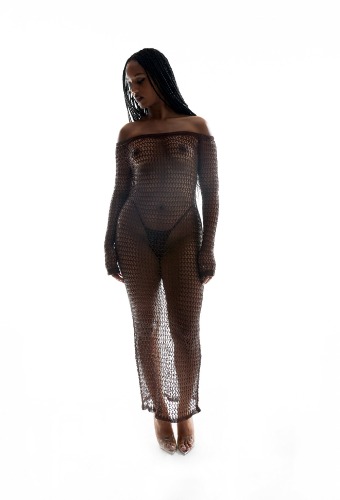 THE BUTTERFLY EFFECT Dress, Bronze | Medium