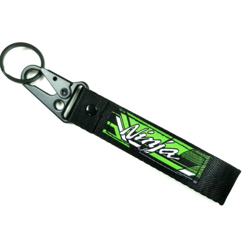 Decor Season Motorcycle Key Chain Key Ring Tag Label Compatible With Kawasaki Ninja 500 900 400 300 250 650 ZX6R ZX10R ZX12R ZX14R, O, 6 inches
