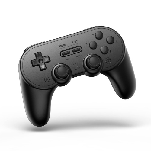 8Bitdo Pro 2 Wireless Bluetooth Game Controller for Nintendo Switch, macOS, Android, Steam, PC, Raspberry Pi (Black Edition)
