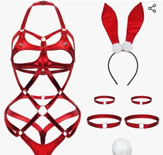 Strappy Garter Belt Waist Set