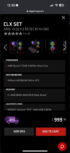 Ready To Ship Gaming PC, Fast Shipping High End Pre built PC