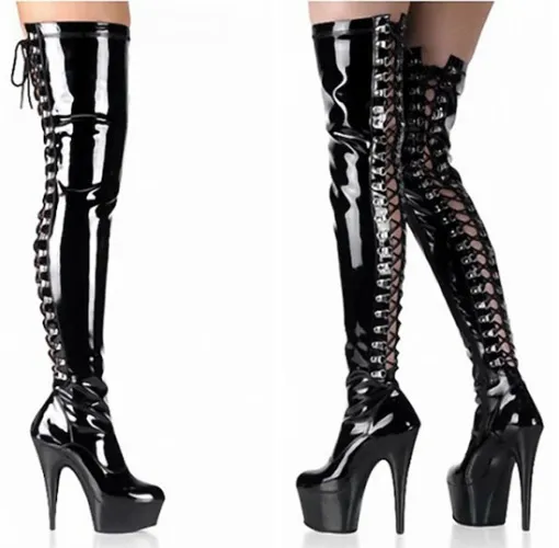 Women Boots Plus Size Stripper Boots 