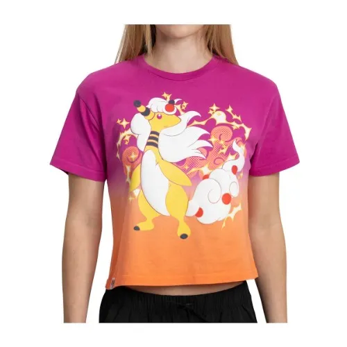 Mega Ampharos Multicolor Crop Shirt