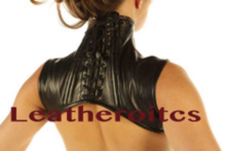 Real Leather Shoulder Corset