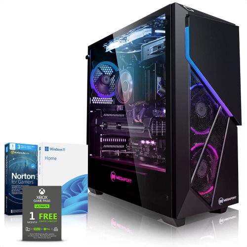 Megaport High End PC Gamer • Intel Core i7-12700F 12-Coeurs jusqu'à 4,80GHz Turbo • Windows 11 • Nvidia GeForce RTX3060Ti 8Go • 16Go 3200MHz DDR4 • 1To M.2 SSD • WLAN • Unité Centrale