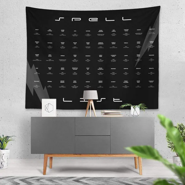 Spell List - Wall Tapestry