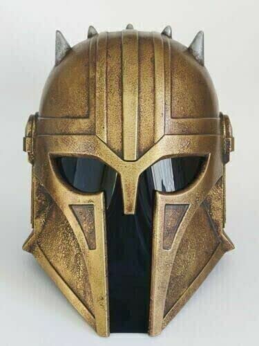 Antique Collection Mandalorian Armorer Helmet Custom Star Wars Prop Reply