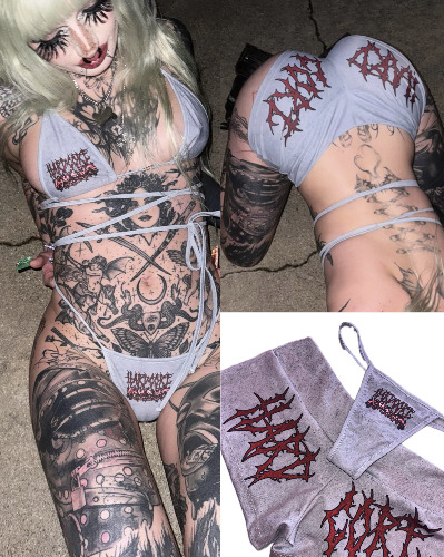 Hardcore bikini low rise shorts set | Small