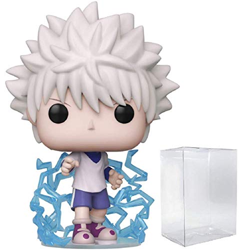 POP Hunter x Hunter - Killua Zoldyck Funko Pop! Vinyl Figure (Bundled with Compatible Pop Box Protector Case), Multicolor, 3.75 inches