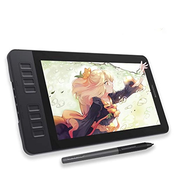 GAOMON PD1161 11.6-inch Drawing Tablet with Screen, Digital Art Tablet with Battery-Free Stylus, Tilt Support, 8 Shortcut Keys for Design, Animation, Photo Editing, Work with Mac, Windows PC