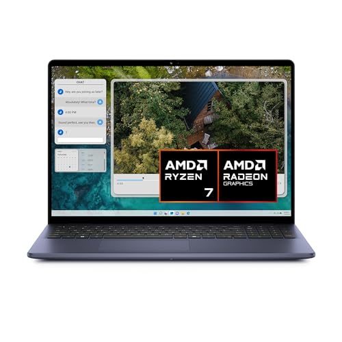 Dell Inspiron 16 5645 Ordinateur Portable, Processeur AMD Ryzen 7-8840U, Écran 16'' FHD+, 16Go RAM, 1 TB SSD, Graphique AMD UMA, Windows 11 Home - Clavier rétroéclairé Français AZERTY, Indigo - Ryzen 7 8840U - 16 Go - 1 To - AMD Radeon - AMD Radeon