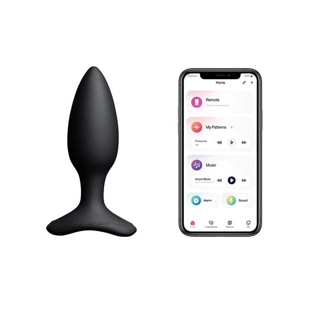 Lovense Hush 2 Bluetooth Remote-Controlled Butt Plug - 1.5"