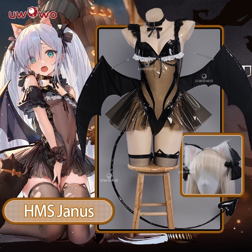 Uwowo Game Azur Lane HMS Janus Little Devil Halloween Cute Sexy Cosplay Costumes - 【Pre-sale】M