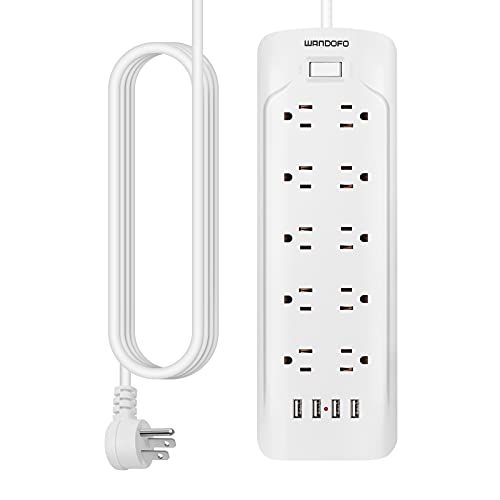15ft Cord Power Strip Surge Protector
