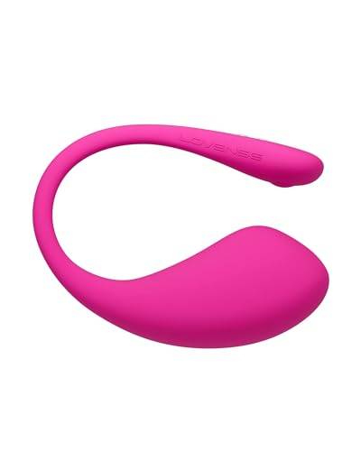 LOVENSE Lush 3 Vibrator, Mini Wearable Bullet Vibrator for Women, Small Egg Shape Remote Control Vibrating Ball Adult Sex Toys with Bluetooth Stimulator Dildo, Pink